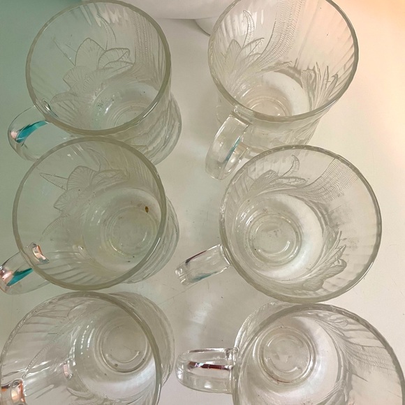 Set of 6 crocus tea/coffee mugs - Picture 2 of 2